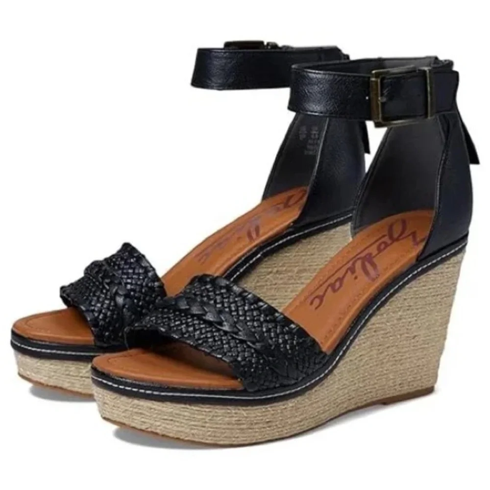 NEW! Zodiac Sabeen Ankle-Strap Espadrille Wedge Sandals - Size 10 🚛